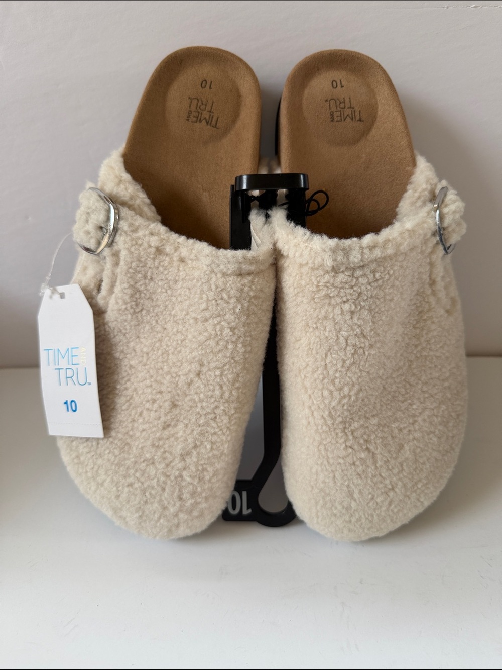 Time and Tru Women's Buckle Clogs